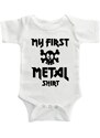 TRIKOO Dětské BODY My first METAL shirt skull