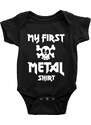 TRIKOO Dětské BODY My first METAL shirt skull