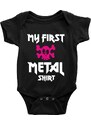 TRIKOO Dětské BODY My first METAL shirt skull