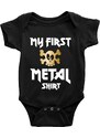 TRIKOO Dětské BODY My first METAL shirt skull