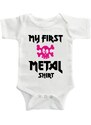 TRIKOO Dětské BODY My first METAL shirt skull