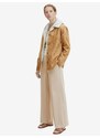 Světle hnědá dámská bunda s umělým kožíškem Tom Tailor - Dámské