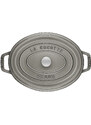 Staub Cocotte hrnec oválný 29 cm/4,2 l šedá, 1102918