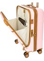 Bric`s Kufr příruční Bellagio 21 Inch Carry-On Trolley s organizérem růžový