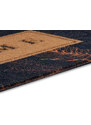 Mujkoberec Original AKCE: 45x70 cm Protiskluzová rohožka Mujkoberec Original 105404 Brown Black - 45x70 cm