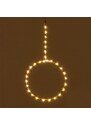 Zlatá světelná LED dekorace Kave Home Tamane 17 cm