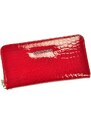Luxusní dámská kožená peněženka Gregorio berry, červená