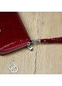 Luxusní dámská kožená peněženka Gregorio berry, červená