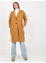 Fashionhunters OCH BELLA jednořadý velbloudí kabát