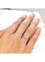 Zlatý prsten s diamanty a akvamarínem KLENOTA K0285042