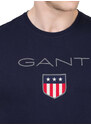 Pánské modré triko Gant