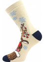 Voxx Froté vánoční ponožky s obrázkem soba Rudy