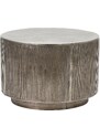 House Doctor Stříbrný hliníkový kulatý konferenční stolek Rota 50 cm