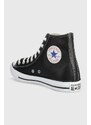 Kožené trapery Converse Chuck Taylor All Star pánské, černá barva