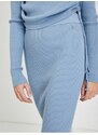 Světle modrá pouzdrová svetrová sukně Guess Calire - Dámské
