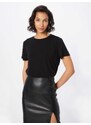 SAINT TROPEZ Tričko 'Adelia' černá