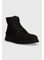 Kotníkové boty Calvin Klein Lace Up Boot pánské, černá barva