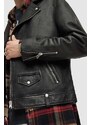 AllSaints - Kožená bunda Milo Biker