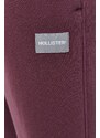 Tepláky Hollister Co. pánské, vínová barva, hladké