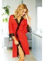 Kalimo Housecoat Chios Red