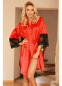 Kalimo Housecoat Marbella Red
