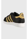 Dětské kožené sneakers boty adidas Originals Superstar černá barva, GV6622