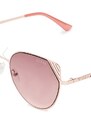 GUESS brýle Cateye Metal Sunglasses rose gold Růžovozlatá