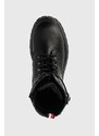 Dětské boty Tommy Hilfiger černá barva,