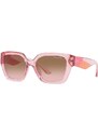 Sluneční brýle Armani Exchange dámské, růžová barva