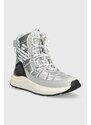 Sněhule EA7 Emporio Armani Snow Boot stříbrná barva