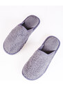 Gray men's slippers Shelvt