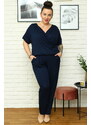 Dámský overal Karko Karko_Jumpsuit_Q095_Navy_Blue