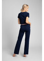 LaLupa Woman's Trousers LA016 Navy Blue