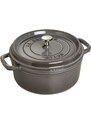 Staub Cocotte hrnec kulatý 26 cm/5,2 l šedý, 1102618