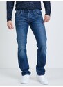 Tmavě modré pánské straight fit džíny Pepe Jeans - Pánské