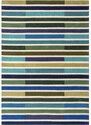 Flair Rugs koberce Ručně všívaný kusový koberec Illusion Piano Green/Multi - 120x170 cm