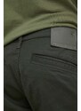 Kalhoty G-Star Raw pánské, zelená barva, ve střihu chinos