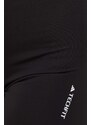 Tréninkové šortky adidas Performance Period Proof dámské, černá barva, s potiskem, high waist