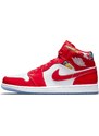 Air Jordan Jordan 1 Mid "Barcelona Sweater Red Patent"