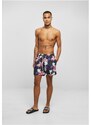 Pánské koupací šortky Urban Classics Pattern Swim Shorts - dark jungle aop