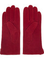 Dámské rukavice Wittchen, dar red, velurová useň
