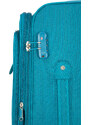 Střední kufr Wittchen, tyrkysová, polyester