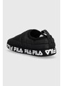 Pantofle Fila Comfider černá barva, FFW0227