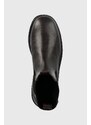 Kožené kotníkové boty Karl Lagerfeld Troupe Mens pánské, hnědá barva