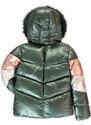Dívčí zimní bunda LEMON BERET LUMI zelená