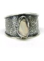 AutorskeSperky.com - Stříbrný prsten s opálem - S7087