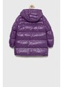 Dětská bunda Geox fialová barva