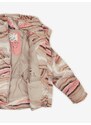Růžovo-béžová holčičí vzorovaná prošívaná bunda Tom Tailor - Holky