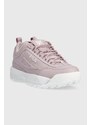 Sneakers boty Fila Disruptor fialová barva, 1010302