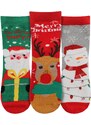 Dámské ponožky termo Vánoční sněhulák A